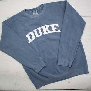 Customized School Comfort Colors Sweatshirt w/ Block Lettering image 1