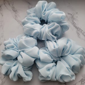 Scrunchie, Cinderella Scrunchie, Light Blue Scrunchie, Organza scrunchie