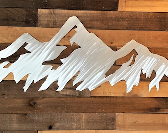 Boulder Flatirons Aluminum Wall Art | Modern Colorado Mountain Decor | Extra Large 5 Ft Metal Art | Statement Piece for Home or Office