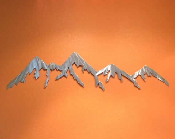 Colorado Springs metal wall art. Front range mountains. Colorado Style. Colorado Life. Ski home. Ski Decor. Colorado ski trip. Ski Ideas