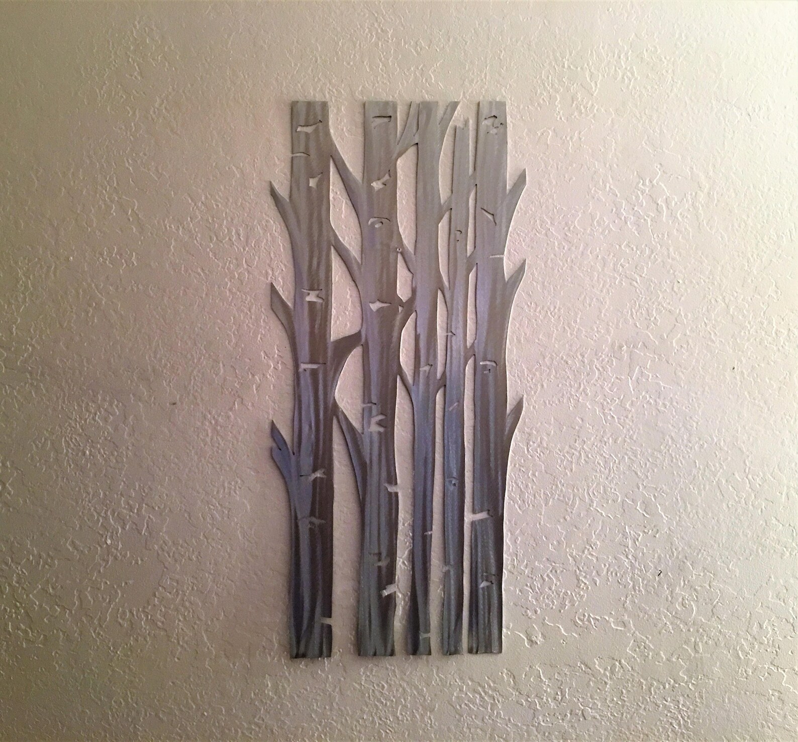 Aspen Trees Nature Inspired Metal Wall Art Colorado Tree Home Etsy