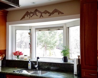 Colorado Front Range Wall Art | Rustic Steel Mountain Decor | Handmade Fort Collins Landscape | CSU Graduation or Cabin Gift