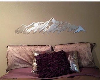 Telluride Ski Resort Mountain Wall Art | Colorado Metal Decor | Brushed Aluminum Wall Art | Gift for Skier or Mountain Lover