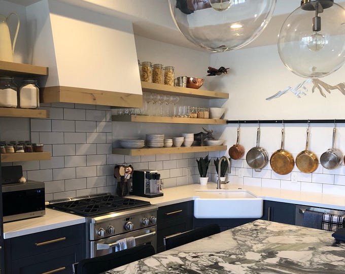 Pikes Peak Metal Wall Art – Colorado 14er Decor - modern Mountain Skyline for Bedroom, Office or Cabin - Mountain line silhouette