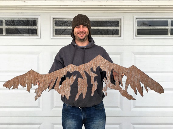 Breckenridge Mountain 4 foot in rustic steel