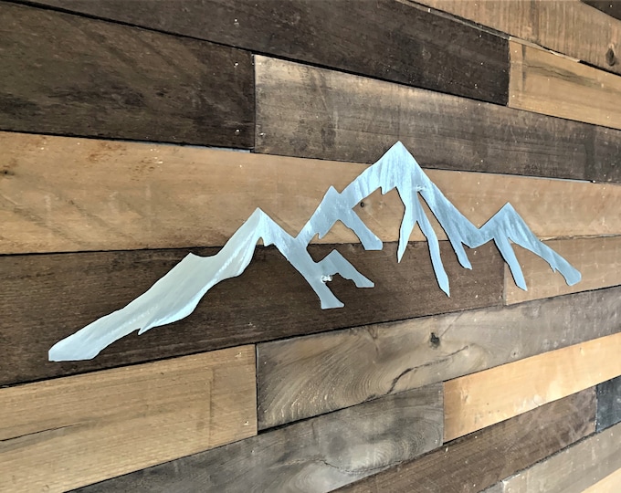 Colorado Springs Pikes Peak Mountain. Metal wall art for your bedroom. Fourteener. 5 ft.