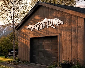 Extra Large Wall Art | Breckenridge Colorado Ski Resort | Colorado Mountain Artwork | Brushed Aluminum Wall Hanging