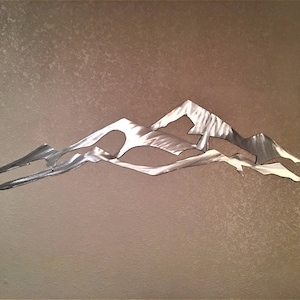 Steamboat Springs Colorado Resort Metal Wall Art Mountains Skiing Snowboarding Outdoors Nature Home Decor Vacation Bedroom Artwork 3 Ft.