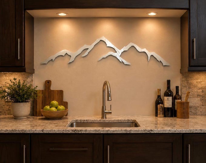 Sun Valley Ski Resort Metal Wall Art | Ski Cabin Decor | Idaho Mountain Artwork | Aluminum Wall Art