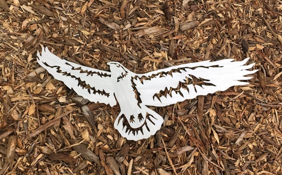 Metal Eagle Art. Wilderness. Freedom. Gifts for Him. Front Porch Decor. Lake House Decor. Happy Camper. New Home Gift. Nature Lovers Gift