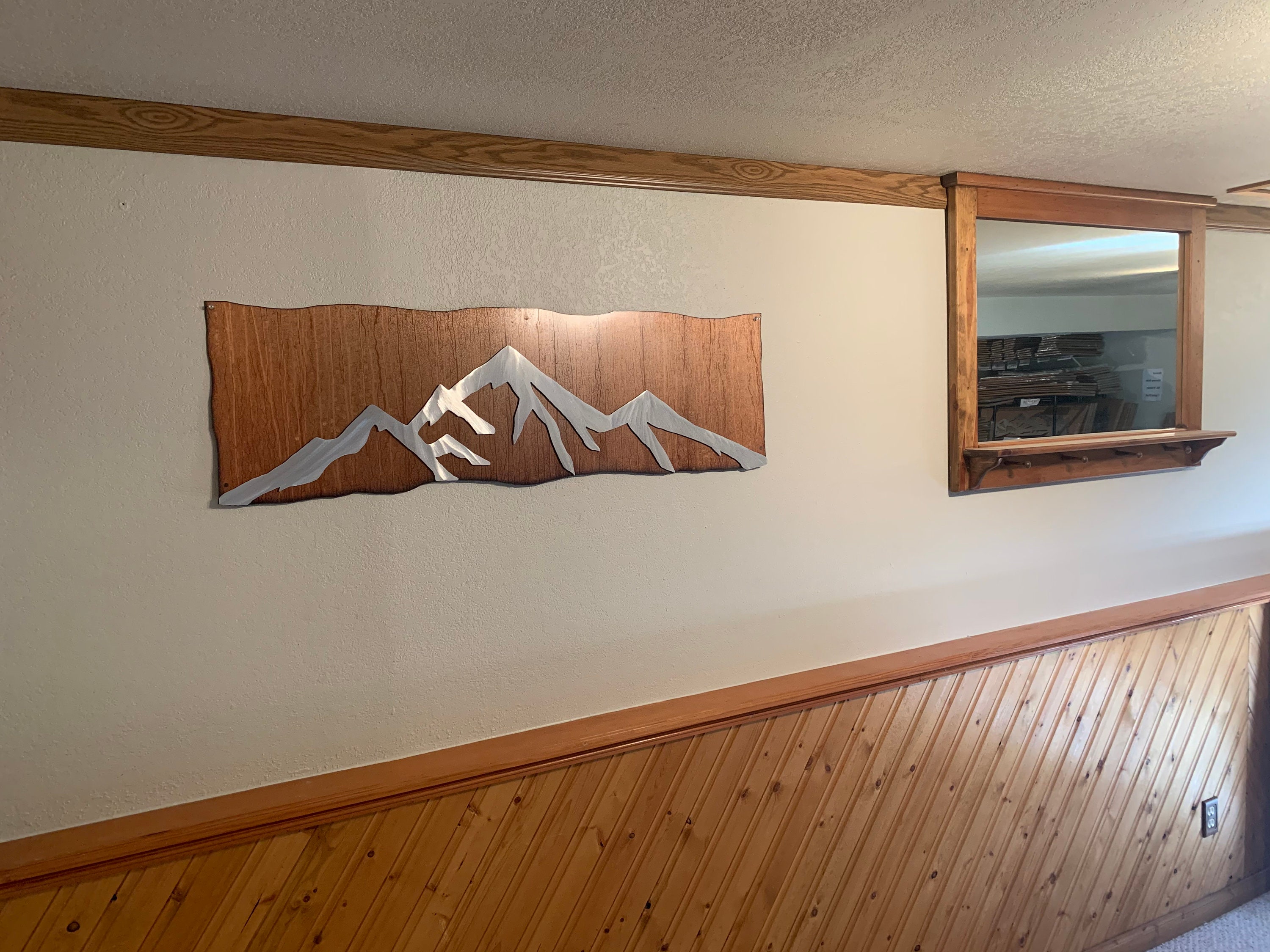 3-Piece Pikes Peak Mountain Wood Wall Gallery Art Set – Vintage Adventures