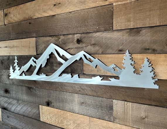 Beaver Creek Ski Resort. Colorado Mountains. Ski and Snowboard art. Handmade aluminum mountains for outside of home or inside on your wall