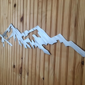 Copper Mountain Metal Wall Art – Colorado Ski Resort Decor image 1