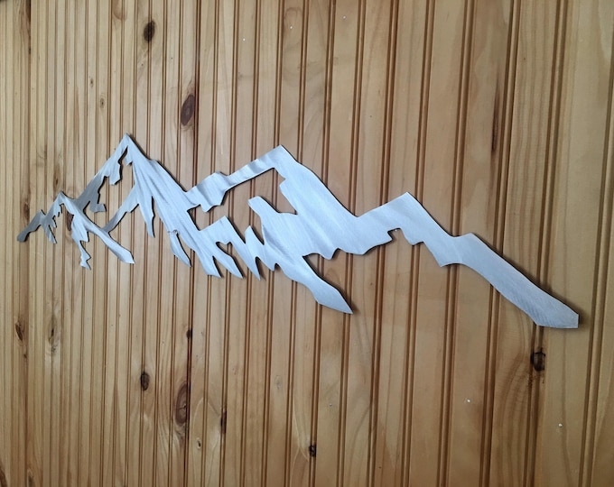 Copper Mountain Ski Resort Mountain Artwork – Colorado Metal Wall Art – Ski and Snowboard Decor – Winter Wilderness and Mountain Home Art