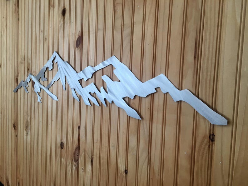Copper Mountain Metal Wall Art – Colorado Ski Resort Decor image 1