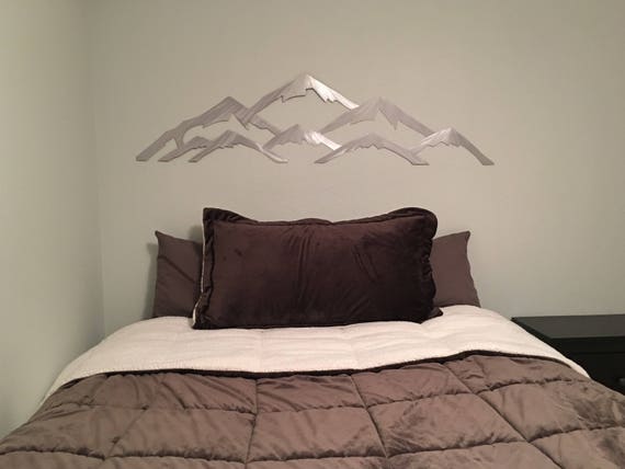 5 ft. Vail Ski Resort Metal Wall Art Mountains. Skiing. Nature Landscape, Mountain Range. Nature Lover Gift, Mountain Landscape. Lodge Decor