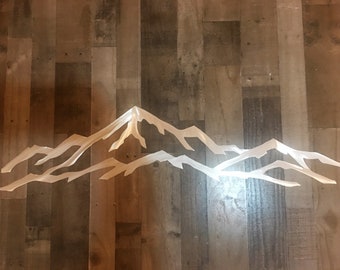 Park City Utah Ski Resort Metal Artwork Skier Snowboarder Gift Item Lodge Condo Cabin Vacation Rental Handmade Home Decor Unique 3 Ft. Art
