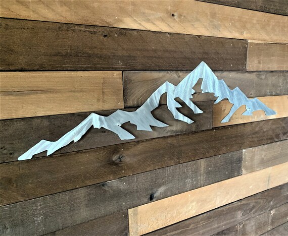 Metal mountain art. Mt Elbert. Colorado 14er Mountain 3ft.