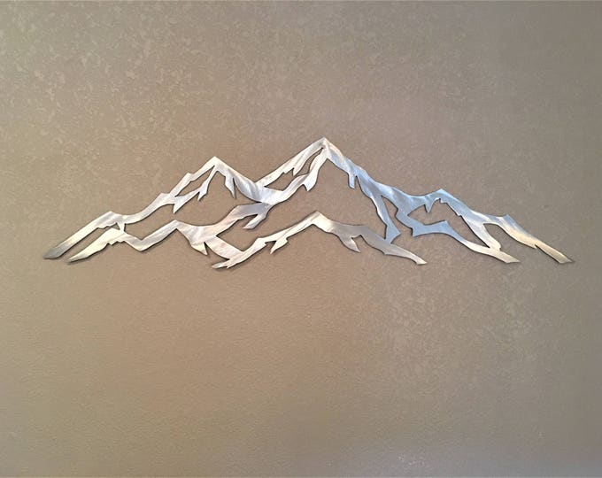 Aspen Colorado Mountain Ski Resorts Metal Wall Art Highlands Buttermilk Skiing Snowboarding Hiking Backpacking Outdoors Adventure Artwork