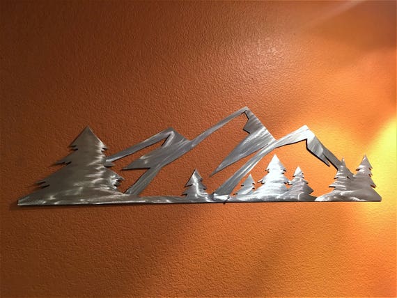 Colorado mountain art. Rocky Mountain National Park. Home decor. Estes Park Colorado. Silver snow mountains 3 Ft.