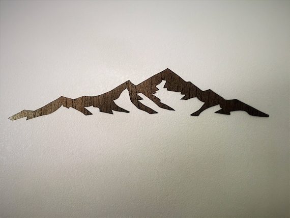 3 Ft Mount Elbert 14er Metal Wall Art Colorado Fourteener Mountains Mt. Hiking Climbing Rustic Home Decor Outdoors Peaks Scenery Artwork