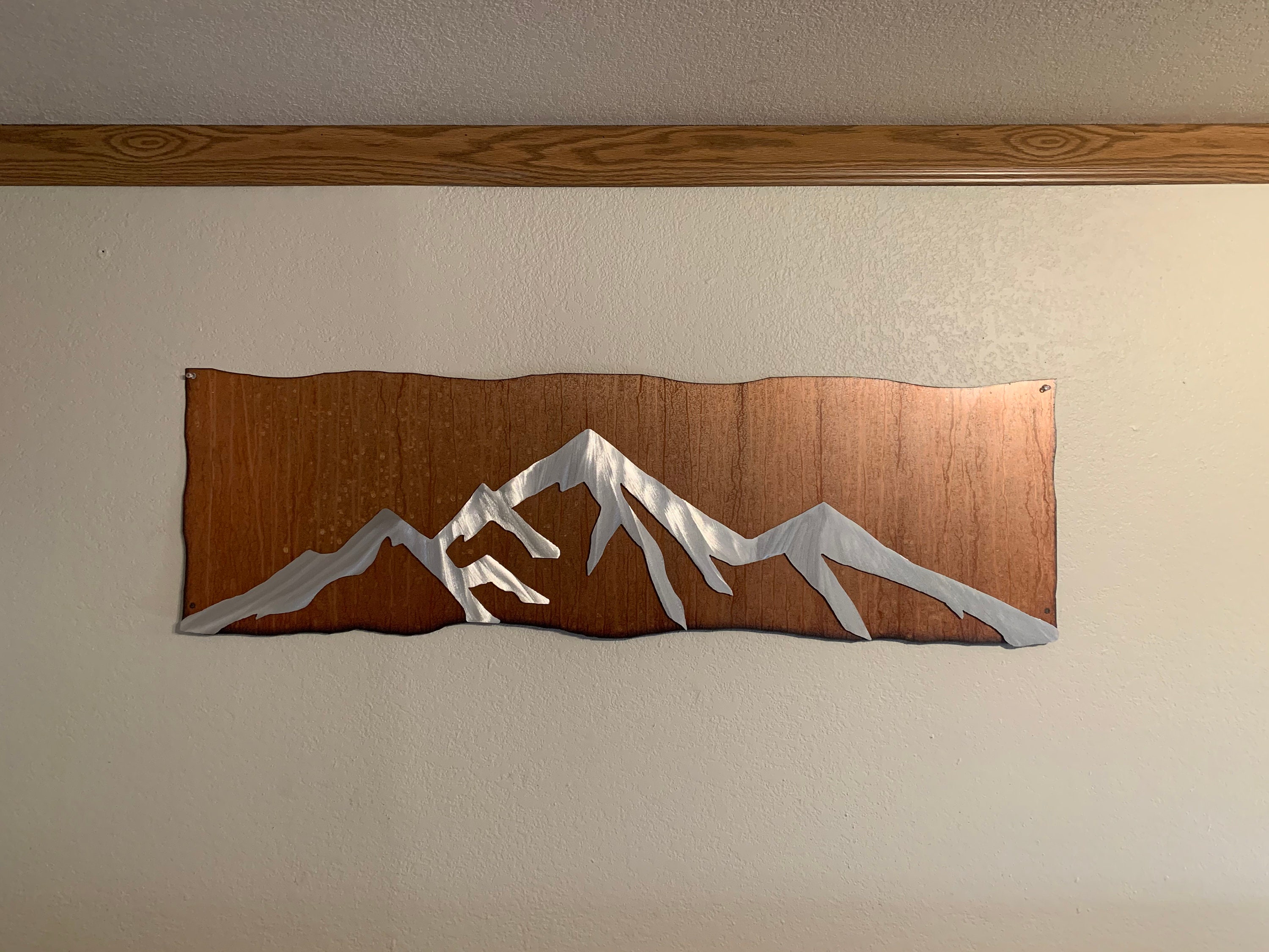 Pikes Peak Metal Wall Art. Colorado Springs artwork. Gift for hiker