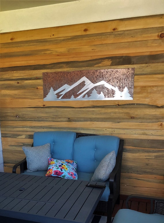 Estes Park Mountain Range. Metal wall art for your house. Home decor for bedroom and kitchen. Birthday gift for her. Hiker artwork, Hiking