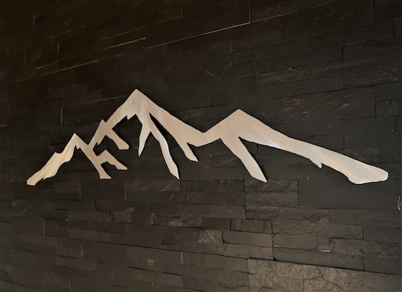 Colorado Springs Pikes Peak Mountain. Metal wall art for your bedroom. Fourteener. 5 ft.