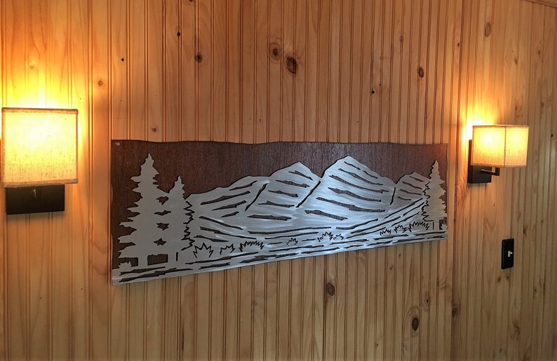 Maroon Bells Art. Colorado Mountain. Metal Wall Art. Hiking Etsy