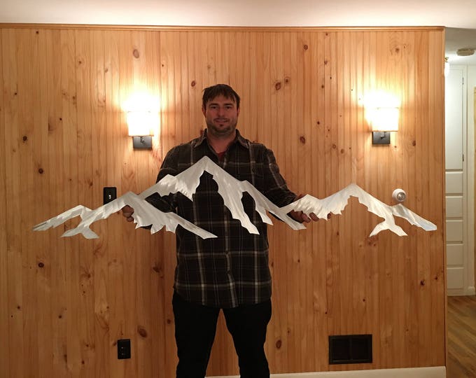 Capitol Peak 14er Metal Wall Art, Colorado Rocky Mountain Decor