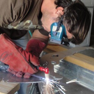 Arte mural rústico de metal con motivos de las montañas de Arizona – Decoración para cabaña en el desierto imagen 7