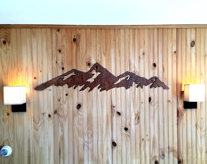 Boulder Flatirons Mountain Wall Art | Rustic Colorado Mountains