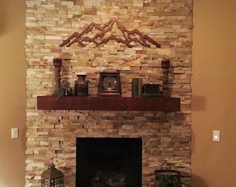 4 Foot Aspen Ski Resorts. Brown Steel