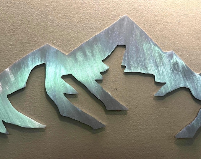 Mount Elbert Aluminum Wall Art 3FT | Colorado Hiking Mountain | Colorado 14er Decor | Cabin Wall Hanging