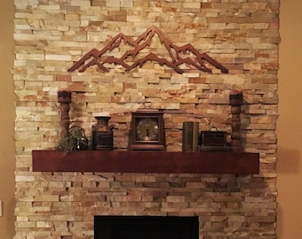 4 Foot Aspen Ski Resorts. Brown Steel
