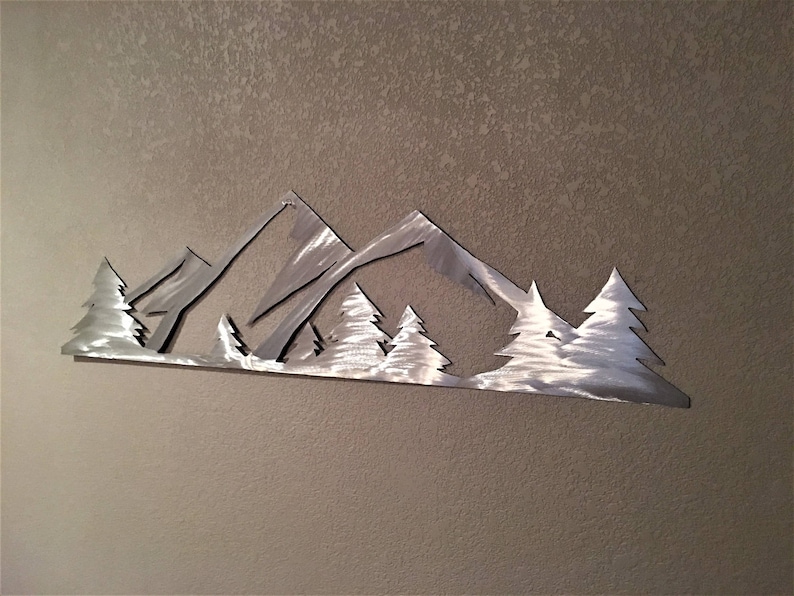 4 ft. Rocky Mountain National Park. Metal Wall Art. Estes Park Etsy