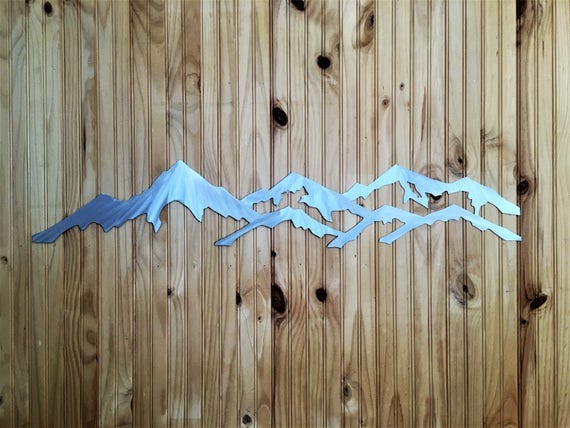 Loveland Pass (Left) Loveland Ski Resort (Right). Colorado Backcountry. Snowboarding and Skiing Metal Wall Art