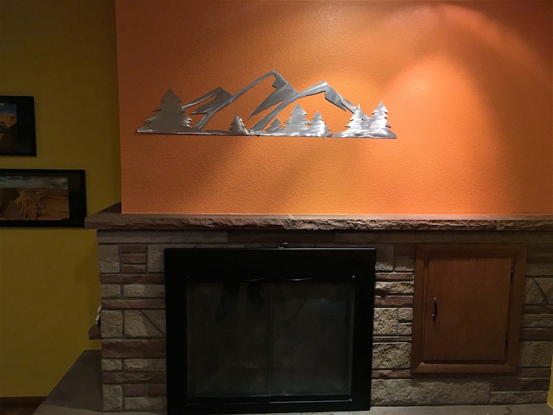 4 ft. Rocky Mountain National Park. Metal Wall Art. Estes Park Etsy