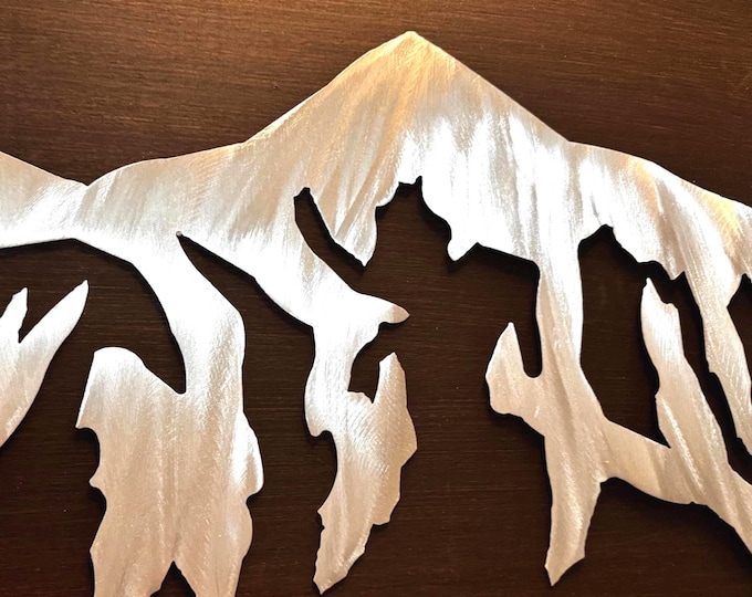 Breckenridge Mountain Metal Wall Art | Colorado Ski Resort Decor | Gift for Skier or Snowboarder | Lodge or Cabin Artwork