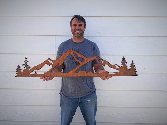 Beaver Creek Ski Resort. Rustic Mountain artwork. Colorado Mountain. Ski and Snowboard. 4ft