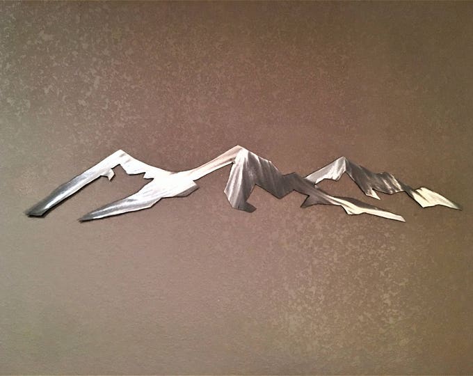 Longs Peak. Colorado decor. Fourteener art. Metal Wall Artwork. Estes Park. Rocky Mountain National Park.