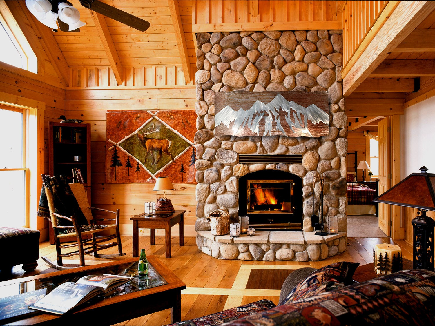 Breckenridge mountain ski resort, HAND MADE ARTWORK