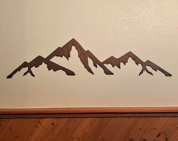 Capitol Peak. Colorado Mountain. Hiking Fourteener Art. Gift for hiker. Rustic Decor.