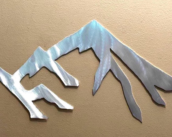 Pikes Peak Mountain Aluminum Art | Colorado Springs Skyline