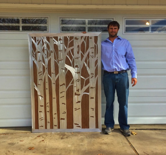 Large Metal Wall Art. Aspen Trees. Rustic Home Decor. Nature Inspired. Front Porch Decor. Modern Farmhouse. Nature Lovers Gift. Wall Hanging