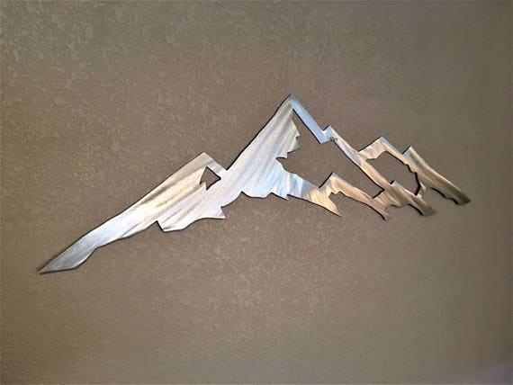 Mount Yale Colorado 14er. Metal Wall Art Mountain. Hiking Trail. Backpacking Nature lover Gift. 3 Ft.