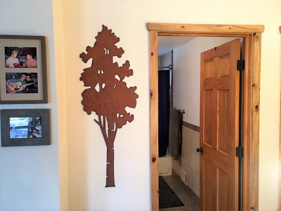 Rustic aspen tree. Mountain home decor. New home gift