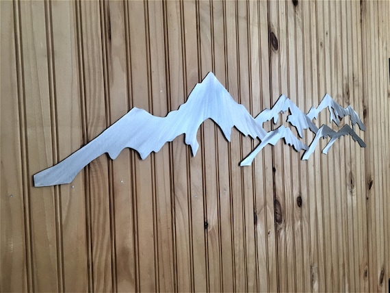 Loveland Pass (Left) Loveland ski resort (Right) Mountain artwork 4 foot