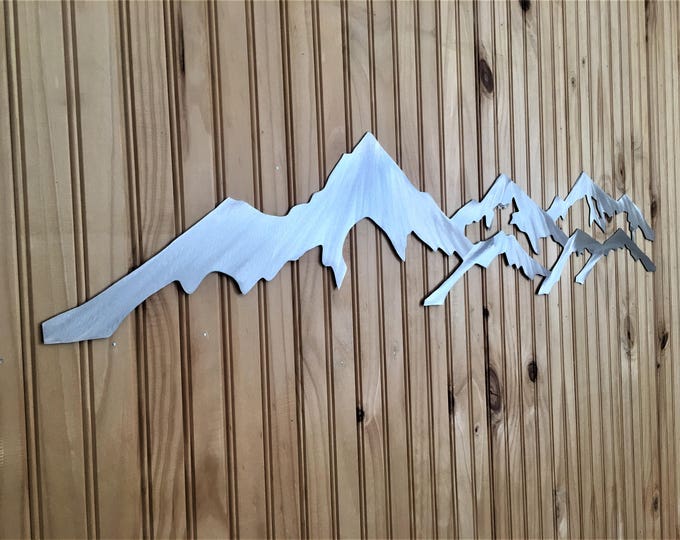 Loveland Pass (Left) Loveland ski resort (Right) Mountain artwork 4 foot