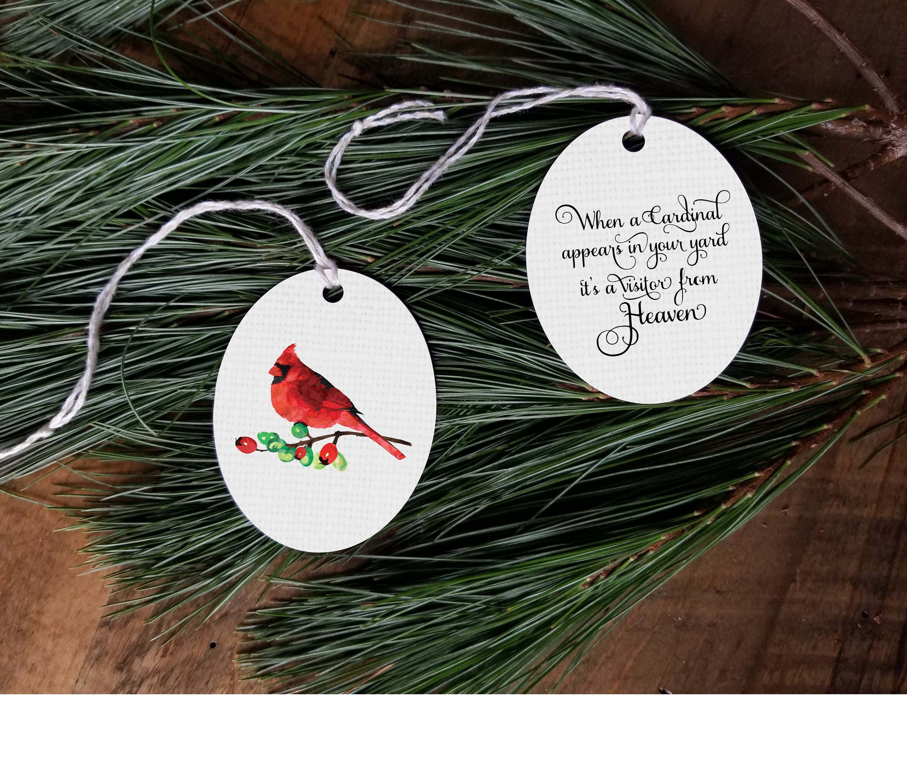 Memorial ornament missing someone Christmas tree decor Etsy